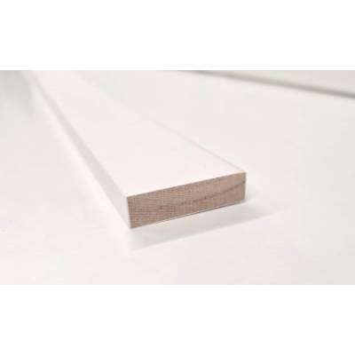 White Primed Planed Smooth Timber Wood PAR 44x12mm 2x½&quot...